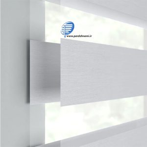 پرده زبرا ساده سفید کد Nz008 4 31